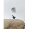 TEX Carrefour Doudou plat ours beige bonnet rouge Fourrure