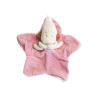 Doudou plat lutin fèe rose Nicotoy