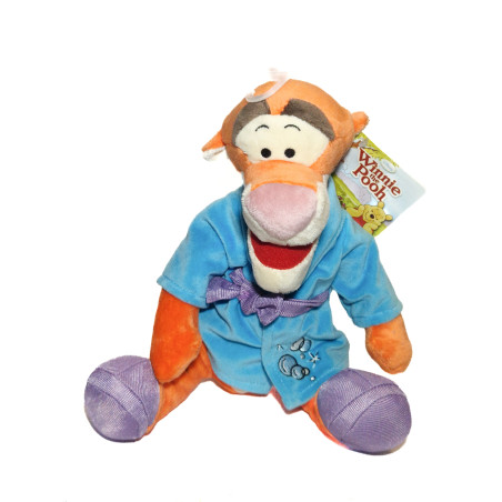 Doudou Peluche Disney Nicotoy Tigrou Peignoir Bleu Bulle… | Destock Baby