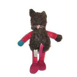 Cocktail Scandinave Doudou Peluche Chat marron rose bleu… | Destock Baby
