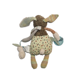 Doudou lapin Les Jolis Trop Beaux Moulin Roty 26 cm | Destock Baby