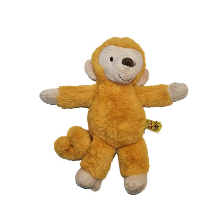 WWF Cub Club - Peluche Mago le petit singe orange jaune 29 cm
