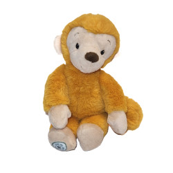 WWF Cub Club - Peluche Mago le petit singe orange jaune 2… | Destock Baby