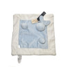 Doudou Mouton plat Oscar bleu blanc - J-Line