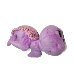 TY - Peluche doudou Tortue mauve violette grox yeux | Destock Baby