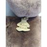 Histoire d'Ours - Peluche doudou Hippopotame Marron HO1057 Gd mod 38 cm | Destock Baby