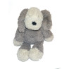 Jellycat - Peluche Chien couché gris et Blanc - Little Baby & Cie - 35 cm