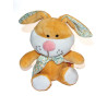 Fizzy - Peluche doudou lapin orange vert  | Destock Baby
