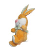 Fizzy - Peluche doudou lapin orange vert  | Destock Baby