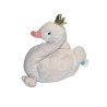 Tex Carrefour- Peluche cygne Mon ami magique rose couronne dorée 25 cm | Destock Baby