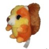 Peluche Doudou Ecureuil gros yeux jaune roux NICOTOY 16 cm (22498)