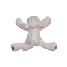 OBAIBI - Doudou chien rose blanc  | Destock Baby