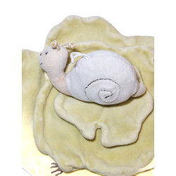 Jacadi - Doudou escargot Mon chou Vert bleu | Destock Baby