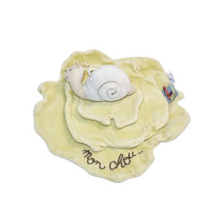 Jacadi - Doudou escargot Mon chou Vert bleu