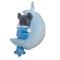 Disney Baby - Peluche doudou musical Mickey lune bleue | Destock Baby