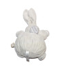 Kaloo - Doudou lapin blanc Perle crème broderies dorées argentées 18 cm | Destock Baby