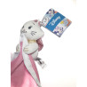Dinsey Simba Doudou Marie Les Aristochats mouchoir rose blanc | Destock Baby