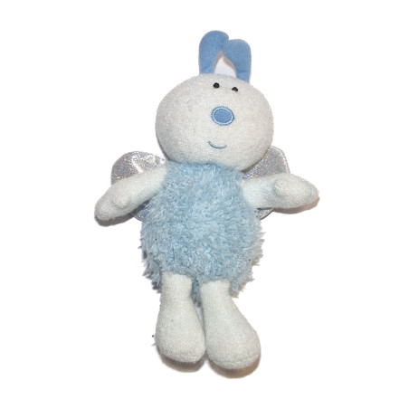 Jemini Luminou Papillon Doudou bleu 22 cm