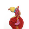 Doudou plat dragon rouge dragobert Moulin Roty 35 cm chez vous des demain