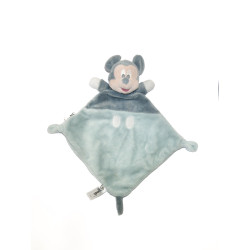 Doudou plat Mickey Bleu gris Disney Simba Toys