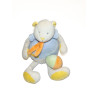 Doudou peluche musicale Ours bleu Nestor et Capucine Moulin Roty 26 cm