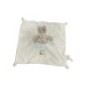 Doudou plat Lapin blanc beige Basile et Lola Moulin Roty