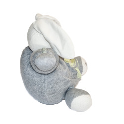 Doudou lapin gris Kaloo Zen 22 cm ours vert – doudou bébé | Destock Baby