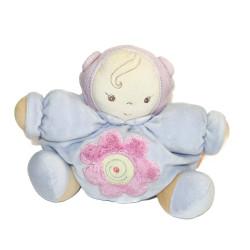 Doudou poupée poupon Chubby Baby mauve parme KaLOO 24 cm | Destock Baby