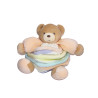 Doudou boule ours Kaloo Candy rose orange pastel 28 cm | Destock Baby