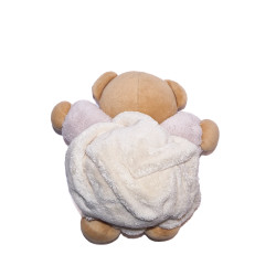 Kaloo collection Plume doudou ours boule crème beige 18 cm