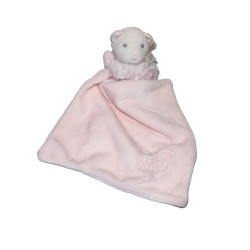 KALOO Doudou Ours perle rose Calin Mouchoir chez vous des demain