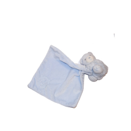 KALOO Doudou ours perle bleu Câlin Mouchoir