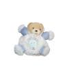 Doudou ours esquimau Kaloo beige blanc bleu 18 cm | Destock Baby