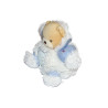 Doudou ours esquimau Kaloo beige blanc bleu 18 cm | Destock Baby