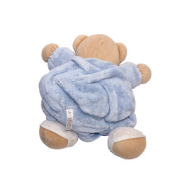 Doudou boule ours Kaloo Plume Patapouf bleu 25 cm | Destock Baby