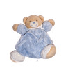 Doudou boule ours Kaloo Plume Patapouf bleu 25 cm | Destock Baby