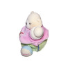 Doudou ours Kaloo Patapouf K Sporty vert pull rose XX cm | Destock Baby