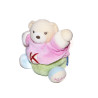 Doudou ours Kaloo Patapouf K Sporty vert pull rose XX cm | Destock Baby