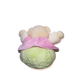 Doudou ours Kaloo Patapouf K Sporty vert pull rose XX cm | Destock Baby