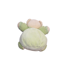 Doudou ours Kaloo Patapouf vert poule oiseau fleur 18 cm | Destock Baby