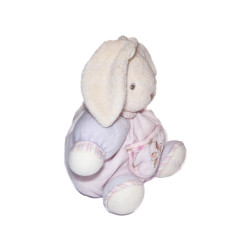 Doudou lapin Kaloo rose mauve fleur 18 cm | Destock Baby