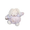 Doudou lapin rose mauve fleur Kaloo 18 cm