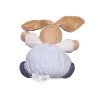 Doudou lapin Kaloo Denim bleu cœur flèche 18 cm | Destock Baby