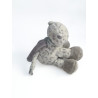 Doudou musical panthère des neiges Léa Nattou gris blanc 15 cm comme neuf | Destock Baby