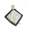 Doudou plat zèbre blanc gris Action ZDT losange comme neuf | Destock Baby