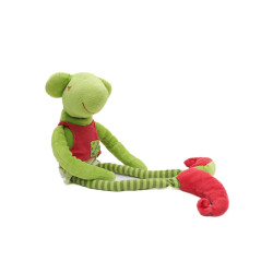 Peluche doudou souris verte On Chuchote 60 cm Vintage Blanchet