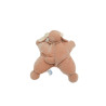 Doudou Coussin chien beige grelot 25 cm Nounours chez vous des demain