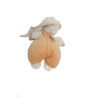 Doudou Ours bonnet blanc 28 cm Nounours chez vous des demain