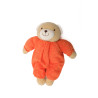 Doudou ours orange beige Nounours 25 cm