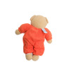 Doudou ours orange beige 25 cm Nounours | Destock Baby